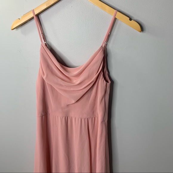 David’s Bridal Cowl Neck Bridesmaids Dress / size 0 - Picture 1 of 7